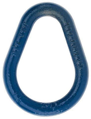 Campbell - Carbon Steel Pear Shape Sling Link - 3/8" Diameter, 1,600 Lb Load Limit - First Tool & Supply