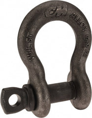 CM - 5/8 Inch Nominal Chain Size, 5 Ton Alloy Steel Screw Pin Anchor Shackle - First Tool & Supply