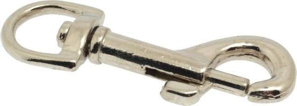 Value Collection - 2-1/4" Long Oval Swivel Eye Bolt Snap - Zinc Alloy with 1/4" Snap Opening - First Tool & Supply