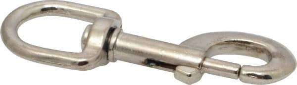 Value Collection - 3-9/16" Long Oval Swivel Eye Bolt Snap - Zinc Alloy with 5/16" Snap Opening - First Tool & Supply