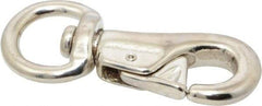 Value Collection - 3-3/4" Long Swivel Eye Bull Snap - Malleable Iron with 9/16" Snap Opening - First Tool & Supply