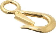 Value Collection - 4-1/8" Long Snap Hook - Solid Brass with 5/8" Snap Opening - First Tool & Supply