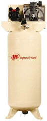 Ingersoll-Rand - 3 hp, 60 Gal Stationary Electric Vertical Air Compressor - Single Phase, 135 Max psi, 230 Volt - First Tool & Supply