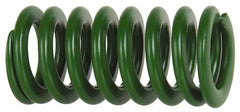 Associated Spring Raymond - 32mm Hole Diam, 16mm Rod Diam, 1-1/2" Free Length, Green Die Spring - First Tool & Supply