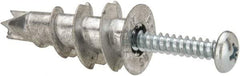 Powers Fasteners - #8 Screw, 1-5/16" Long, 3/8 to 1" Thick, Self Drilling Drywall & Hollow Wall Anchor - Zinc Plated, Use in Wallboard - First Tool & Supply