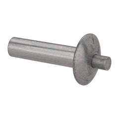 Made in USA - Brazier Head Aluminum Alloy Drive Blind Rivet - Aluminum Alloy Mandrel, 0.828" to 7/8" Grip, 5/8" Head Diam, 0.266" to 0.281" Hole Diam, 1.031" Length Under Head, 1/4" Body Diam - First Tool & Supply