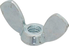 Value Collection - M6x1.00, Zinc Plated, Iron Standard Wing Nut - 2.7mm Wing Span, 15mm Wing Span - First Tool & Supply