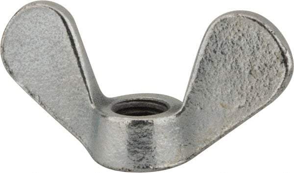 Value Collection - M12x1.75, Zinc Plated, Iron Standard Wing Nut - 5.6mm Wing Span, 31mm Wing Span - First Tool & Supply