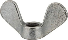 Value Collection - M12x1.75, Zinc Plated, Iron Standard Wing Nut - 5.6mm Wing Span, 31mm Wing Span - First Tool & Supply