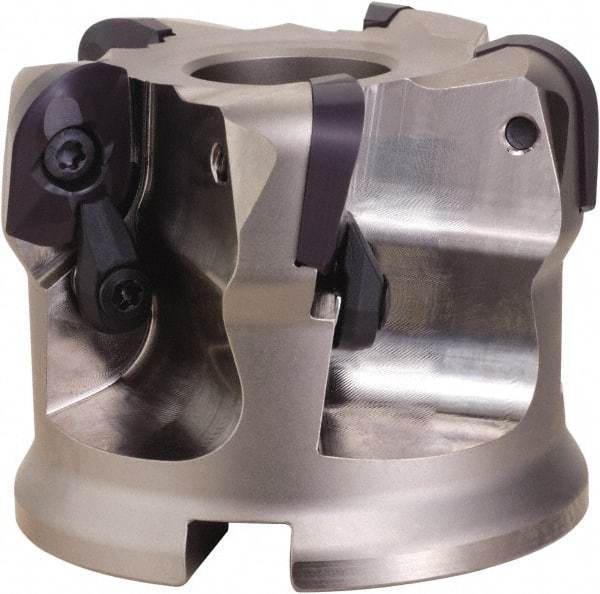 OSG - 6 Inserts, 4.921" Cutter Diam, 0.118" Max Depth of Cut, Indexable High-Feed Face Mill - 1.575" Arbor Hole Diam, 2.48" High, DFR20R125M40.0-06 Toolholder, ADMT20.. Inserts, Series PHOENIX-PDR - First Tool & Supply