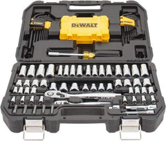 DeWALT - 108 Piece 1/4 & 3/8" Drive Mechanic's Tool Set - Comes in Blow Molded Case - First Tool & Supply