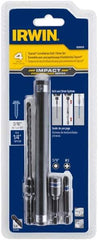 Irwin - 4 Piece 1/4" Concrete Anchor Installation Kit - For Use with Impact Drivers and Rotary Drills - First Tool & Supply