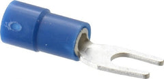 Thomas & Betts - #6 Stud, 16 to 14 AWG Compatible, Partially Insulated, Crimp Connection, Standard Fork Terminal - First Tool & Supply