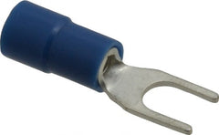 Thomas & Betts - #8 Stud, 16 to 14 AWG Compatible, Partially Insulated, Crimp Connection, Standard Fork Terminal - First Tool & Supply