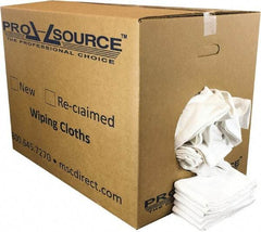 PRO-SOURCE - 25 Inch Long x 16 Inch Wide Virgin Cotton Surgical Towels - White, Huck Toweling, Lint Free, 50 Lbs. at 4 to 6 per Pound, Box - First Tool & Supply