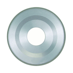 4 x 1/2 x 1-1/4" - 1/8" Abrasive Depth - 180 Grit - Type 12V9 Diamond Dish Wheel - First Tool & Supply