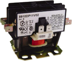 Square D - 2 Pole, 25 Amp Inductive Load, Definite Purpose Contactor - 35 Amp Resistive Rating - First Tool & Supply