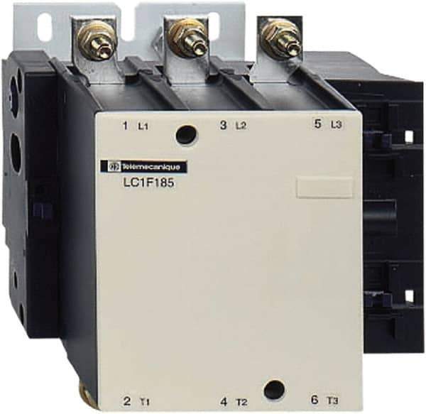 Schneider Electric - 3 Pole, 220 Coil VAC, 275 Amp at 440 VAC, Nonreversible IEC Contactor - Bureau Veritas, CCC, CSA, DNV, EN/IEC 60947-1, EN/IEC 60947-4-1, GL, JEM 1038, LROS, RINA, RMRoS, RoHS Compliant, UL Listed - First Tool & Supply