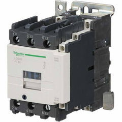 Schneider Electric - 3 Pole, 120 Coil VAC at 50/60 Hz, 65 Amp at 440 VAC and 80 Amp at 440 VAC, Nonreversible IEC Contactor - Exact Industrial Supply