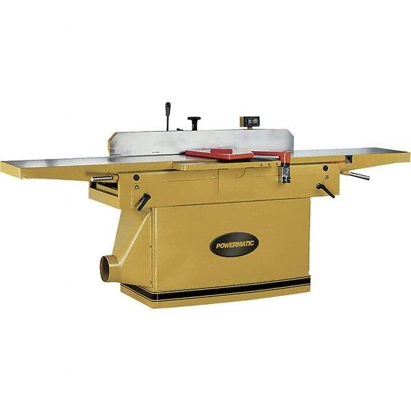 Jet - 7,000 RPM, 11-3/4" Cutting Width, 3/4" Cutting Depth, Jointer - 5-1/2" Fence Height, 47" Fence Length, 3 hp - First Tool & Supply