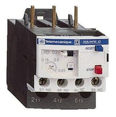 Schneider Electric - 1 to 1.6 Amp, 690 VAC, Thermal IEC Overload Relay - Trip Class 10A, For Use with LC1D09 and LC1D38 - First Tool & Supply