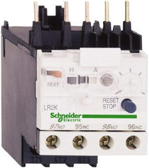 Schneider Electric - 0.54 to 0.8 Amp, 250 VDC, 690 Volt and 690 VAC, Thermal IEC Overload Relay - Trip Class 10A, For Use with LC1K, LC7K, LP1K and LP4K - First Tool & Supply