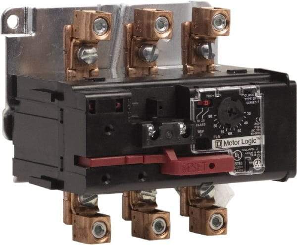 Square D - NEMA Size 3, 600 VAC, Thermal NEMA Overload Relay - For Use with Motor Logic - First Tool & Supply