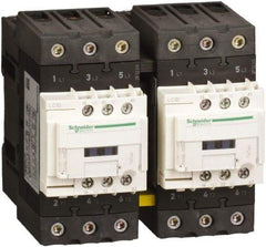 Schneider Electric - 3 Pole, 24 Coil VAC at 50/60 Hz, 500 Amp at 440 VAC, Reversible IEC Contactor - 1 Phase hp: 3 at 115 VAC, 7.5 at 230/240 VAC, 3 Phase hp: 15 at 200/208 VAC, 15 at 230/240 VAC, 40 at 460/480 VAC, 40 at 575/600 VAC - First Tool & Supply