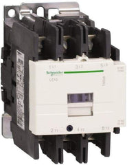 Schneider Electric - 3 Pole, 120 Coil VAC at 50/60 Hz, 80 Amp at 440 VAC, Nonreversible IEC Contactor - Bureau Veritas, CCC, CSA, CSA C22.2 No. 14, DNV, EN/IEC 60947-4-1, EN/IEC 60947-5-1, GL, GOST, LROS, RINA, RoHS Compliant, UL 508, UL Listed - First Tool & Supply