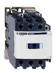 Schneider Electric - 3 Pole, 480 Coil VAC at 60 Hz, 65 Amp at 440 VAC and 80 Amp at 440 VAC, Nonreversible IEC Contactor - 1 Phase hp: 10 at 230/240 VAC, 5 at 115 VAC, 3 Phase hp: 20 at 200/208 VAC, 20 at 230/240 VAC, 50 at 460/480 VAC, 50 at 575/600 VAC - First Tool & Supply