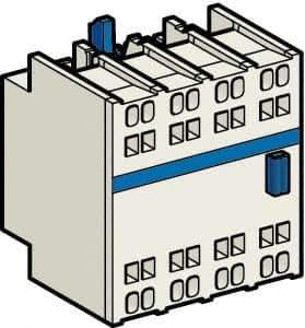 Schneider Electric - Contactor Auxiliary Contact Block - For Use with CR1F and TeSys D - First Tool & Supply