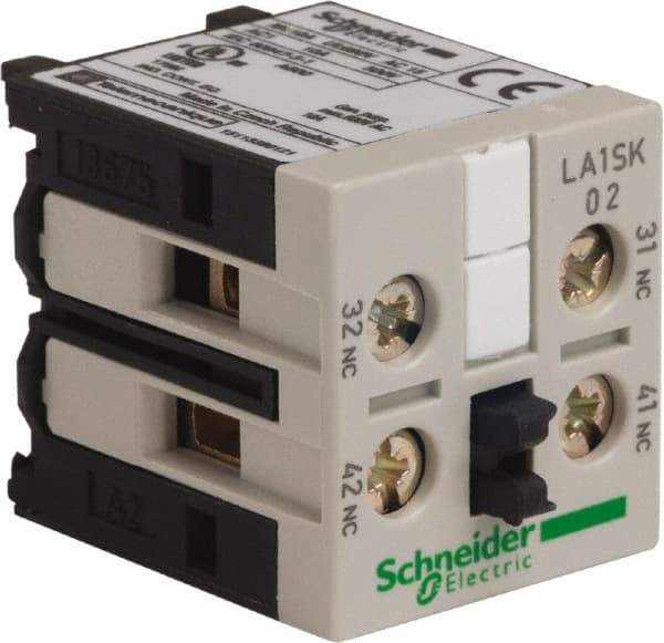 Schneider Electric - Contactor Auxiliary Contact Block - For Use with LC1SK and TeSys SK - First Tool & Supply