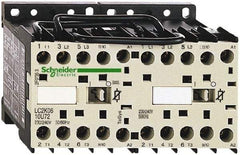 Schneider Electric - 3 Pole, 24 Coil VAC at 50/60 Hz, 6 Amp at 440 VAC, Reversible IEC Contactor - BS 5424, CSA, IEC 60947, NF C 63-110, RoHS Compliant, UL Listed, VDE 0660 - First Tool & Supply