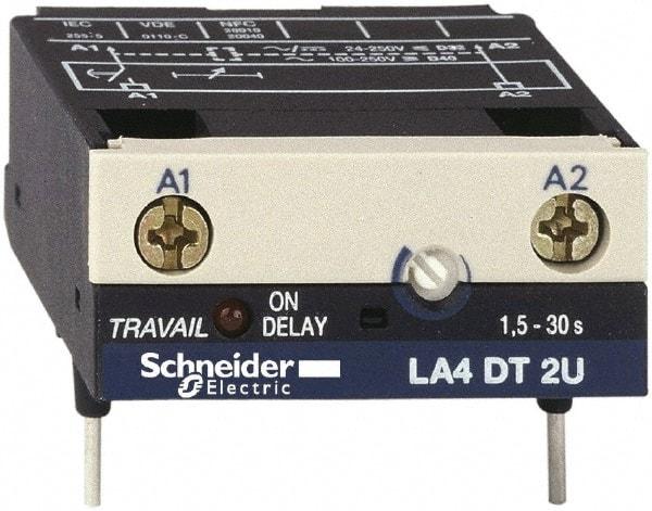 Schneider Electric - Contactor Timer Module - For Use with LC1D09-D65A, LC1D80-D150 and TeSys D - First Tool & Supply