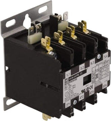 Square D - 4 Pole, 20 Amp Inductive Load, 277 Coil VAC at 60 Hz, Definite Purpose Contactor - Phase 1 and Phase 3 Hp:  1.5 at 115 VAC, 3 at 230 VAC, 7.5 at 230 VAC, 7.5 at 460 VAC, 7.5 at 575 VAC, 30 Amp Resistive Rating, CE, CSA, UL Listed - First Tool & Supply