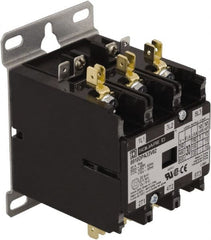 Square D - 3 Pole, 30 Amp Inductive Load, 110 Coil VAC at 50 Hz and 120 Coil VAC at 60 Hz, Definite Purpose Contactor - Exact Industrial Supply