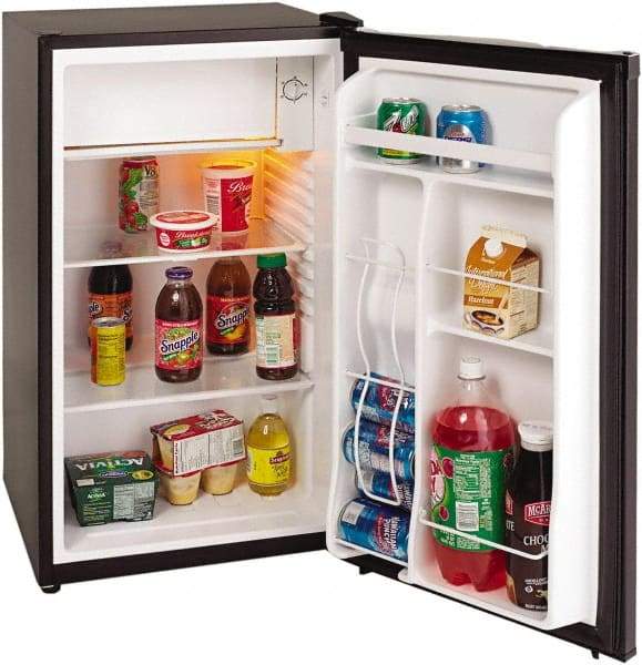 Avanti - 3.3 Cubic Ft. Black Office Refrigerator - 18-1/2 Inch Wide x 17-1/2 Inch Deep x 33-1/2 Inch High - First Tool & Supply