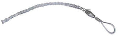 Woodhead Electrical - Flexible Eye, Closed Mesh, Steel Wire Pulling Grip - 20" Mesh, 1-1/2 to 1.74" Cable Diam - First Tool & Supply