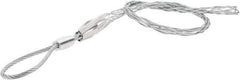 Woodhead Electrical - Flexible Eye, Single Weave Mesh, Steel Wire Pulling Grip - 25" Mesh, 1-1/2 to 1.99" Cable Diam - First Tool & Supply