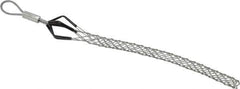 Woodhead Electrical - Flexible Eye, Closed Mesh, Steel Wire Pulling Grip - 7" Mesh, 0.37 to 0.49" Cable Diam - First Tool & Supply