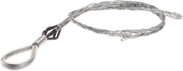 Woodhead Electrical - Flexible Eye, Closed Mesh, Steel Wire Pulling Grip - 26" Mesh, 1-1/2 to 1.99" Cable Diam - First Tool & Supply