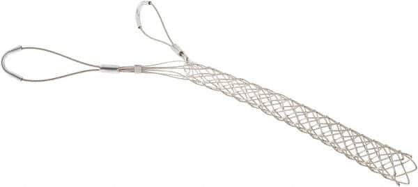 Woodhead Electrical - Double Eye, Closed Mesh, Bronze Wire Pulling Grip - 16" Mesh, 1-1/4 to 1.49" Cable Diam - First Tool & Supply