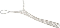 Woodhead Electrical - Double Eye, Closed Mesh, Bronze Wire Pulling Grip - 22" Mesh, 2 to 2.49" Cable Diam - First Tool & Supply