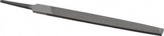 Value Collection - 6" Long, Second Cut, Mill American-Pattern File - Single Cut, 7/64" Overall Thickness, Tang - First Tool & Supply