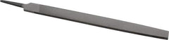 Value Collection - 10" Long, Second Cut, Mill American-Pattern File - Single Cut, 11/64" Overall Thickness, Tang - First Tool & Supply