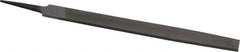 Value Collection - 10" Long, Smooth Cut, Mill American-Pattern File - Single Cut, 11/64" Overall Thickness, Tang - First Tool & Supply