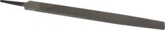 Value Collection - 12" Long, Second Cut, Flat American-Pattern File - Double Cut, 9/32" Overall Thickness, Tang - First Tool & Supply