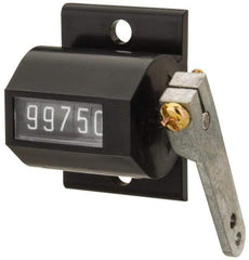 Value Collection - 5 Digit Mechanical Display Stroke Counter - Manual Reset - First Tool & Supply