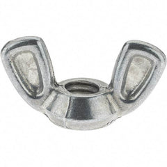 Value Collection - 5/16-18 UNC, Zinc Plated, Alloy Steel Type 1 Wing Nut - 1-7/32" Wing Span, 5/8" Wing Span - First Tool & Supply