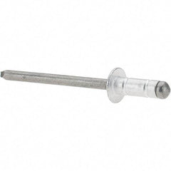 RivetKing - Dome Head Aluminum Multi Grip Blind Rivet - Steel Mandrel, 0.047" to 0.252" Grip, 0.415" Length Under Head, 5/32" Body Diam - First Tool & Supply